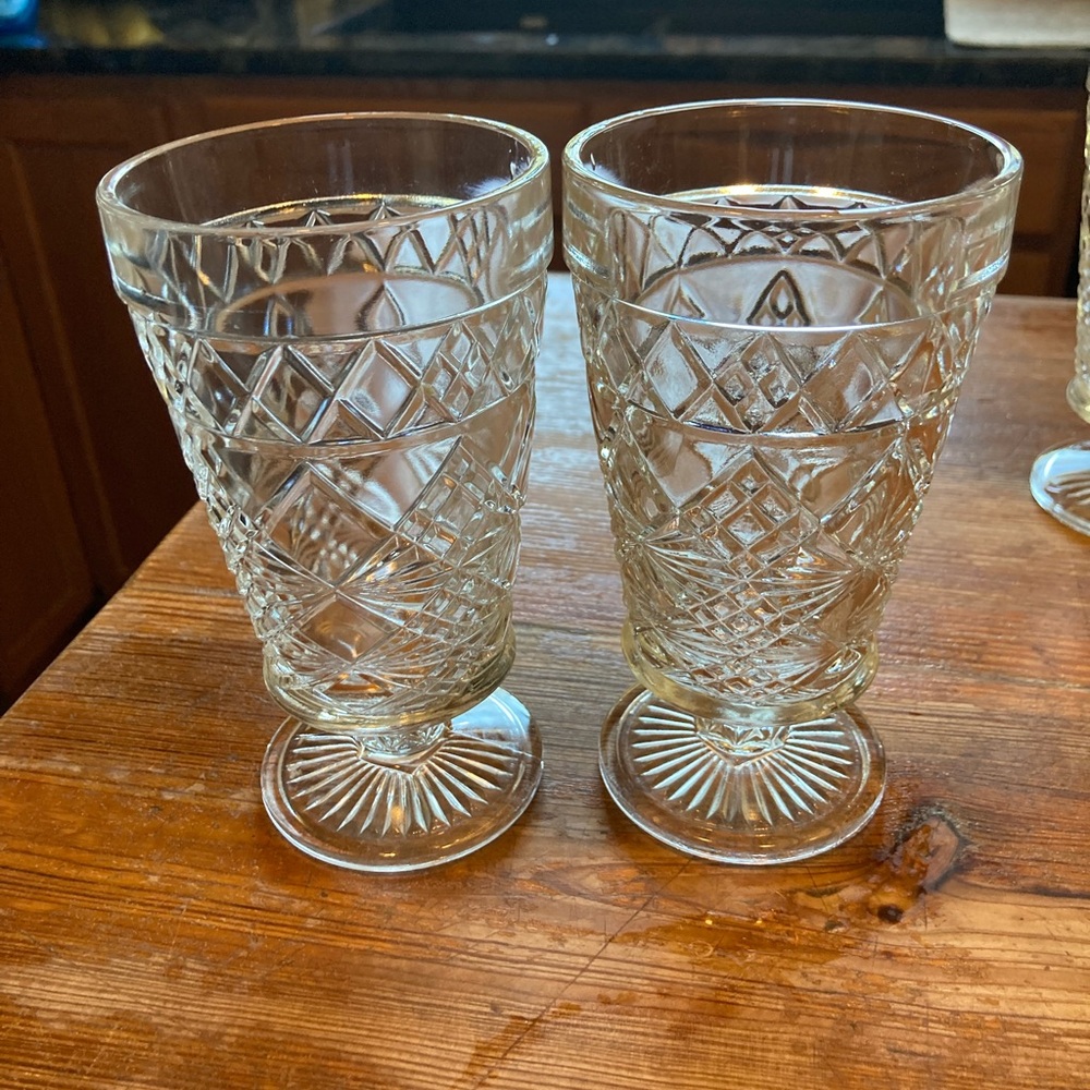 Vintage big top peanut butter Clear Glass Tumblers - Picture 7 of 12